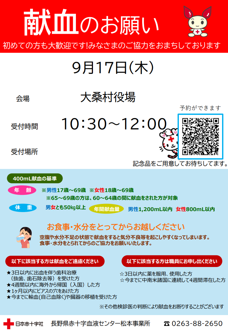 献血ポスター